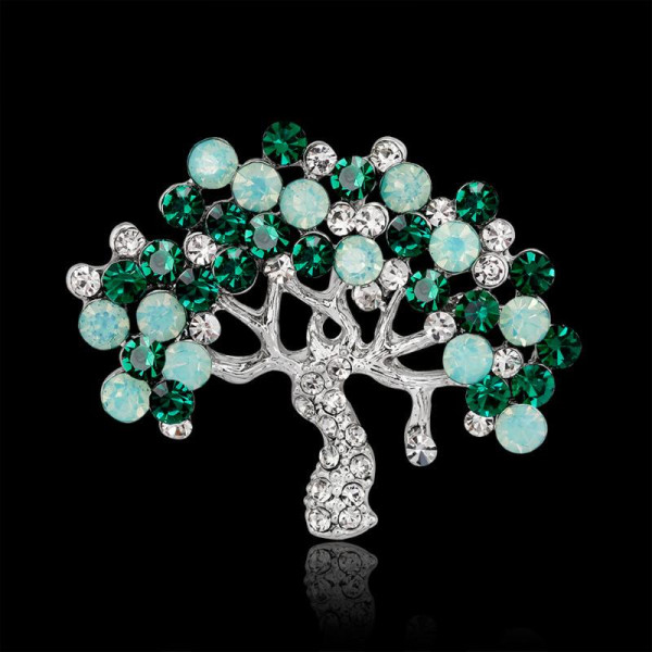Купить Брошь ДЕРЕВО ЖИЗНИ Цена Киев Украина. Украшения из натуральных камней в интернет магазине украшений Darsana