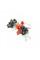Купить ГРОЗДЬ, коралл, агат. Брошь из натурального камня Цена Киев Украина. Украшения из натуральных камней в интернет магазине украшений Darsana